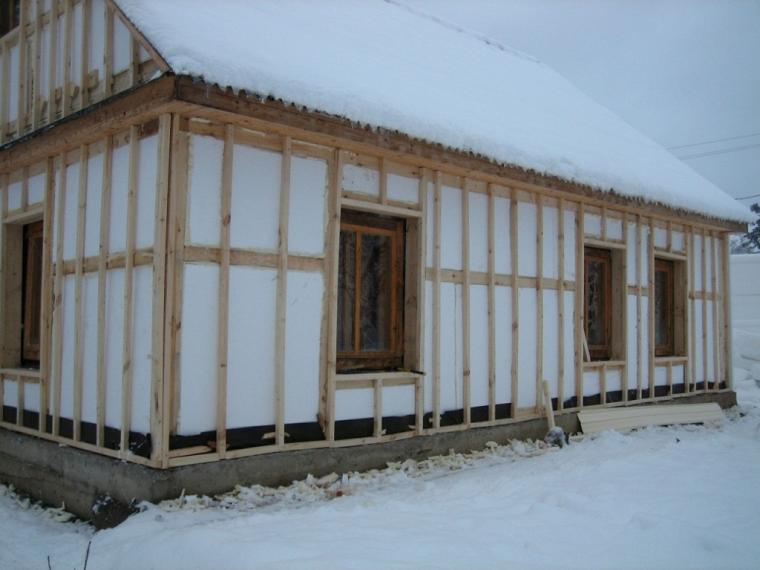 Утеплитель для стен каркасного дома: 2 вида ваты, пенопласт и ЭППС .